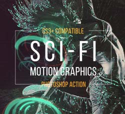 极品PS动作－科幻特效：Sci-fi Motion Graphic Movie Effect